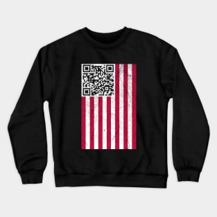 Trump Ymca Troll Dance QR T-shirt, Flag of the United States Crewneck Sweatshirt